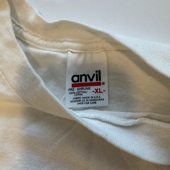 Vintage 90's Budweiser 1998 Frog King of Beers Promo Funny Size XL White Tee - Picture 4 of 6